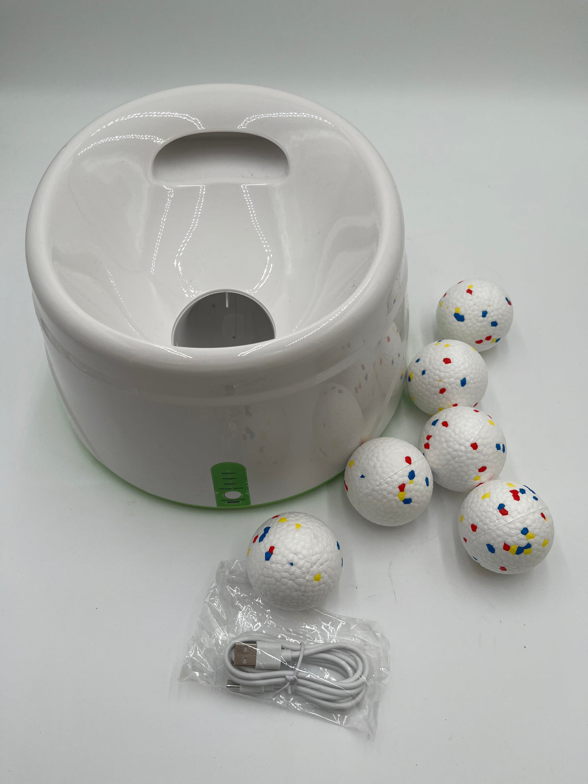 Upgraded Automatic Dog Ball Launcher-S Interactive Pet Toy 6 ETPU Balls USB