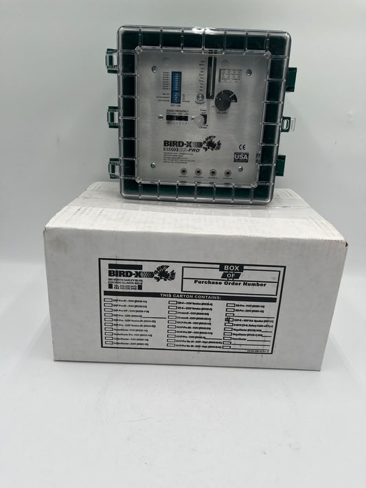 Bird-X BroadBand PRO BB-Pro Electronic Bird Control System Box + 4 Speakers