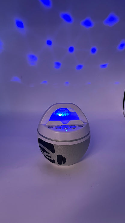 iDance Party Ball 2 BB-10K Bluetooth Karaoke Speaker Disco Light White