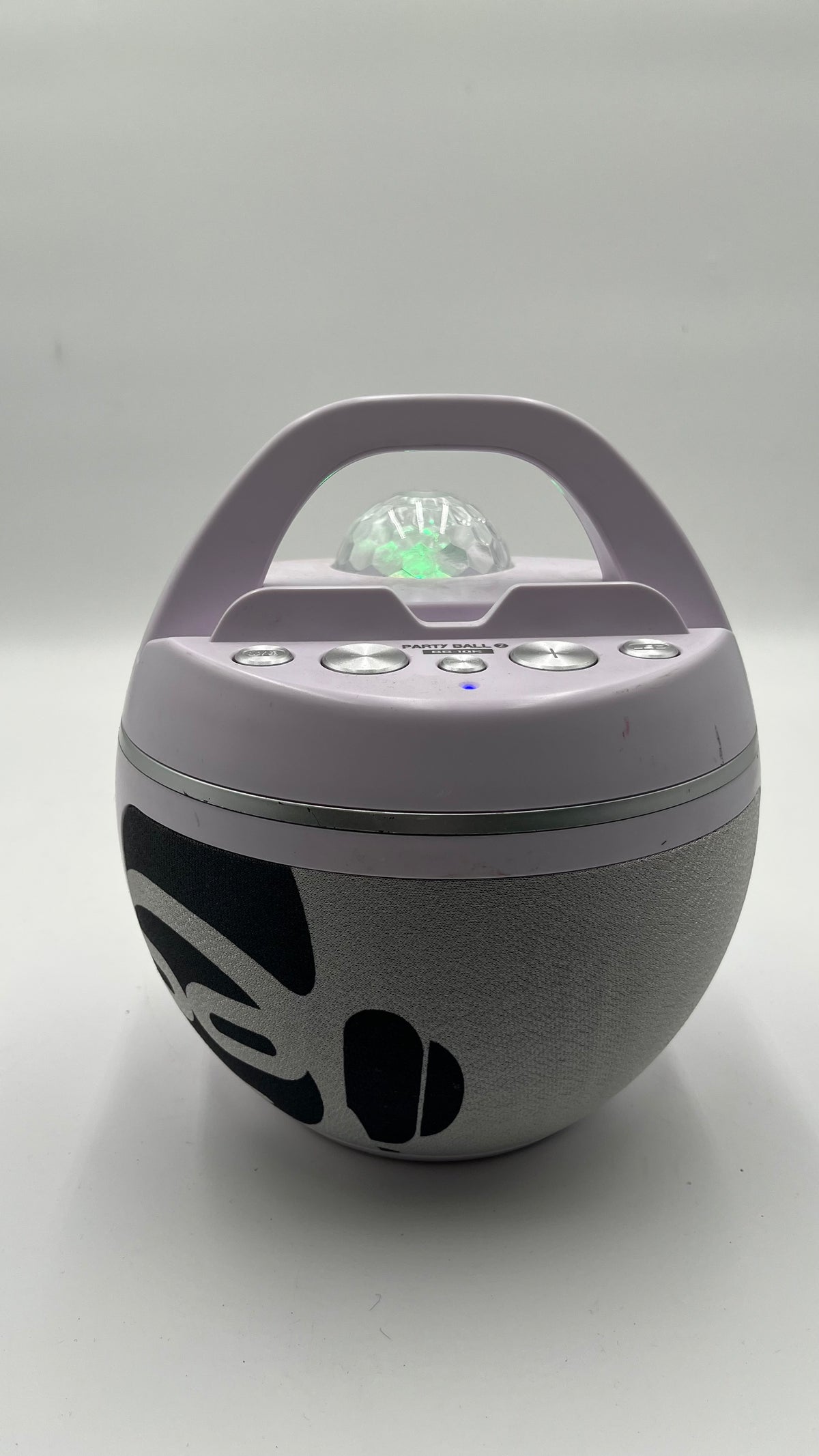 iDance Party Ball 2 BB-10K Bluetooth Karaoke Speaker Disco Light White