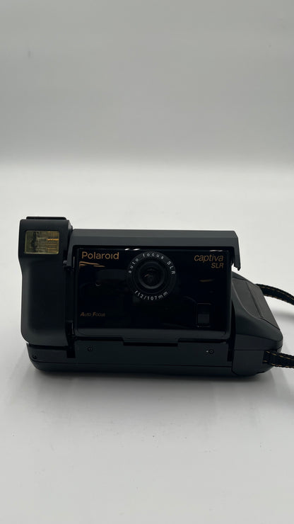 Polaroid Captiva SLR Folding Instant Camera Auto Focus Vintage Film Camera Black