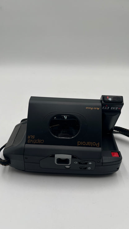 Polaroid Captiva SLR Folding Instant Camera Auto Focus Vintage Film Camera Black