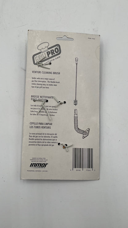 GrillPro 77310 Deluxe Venturi Cleaning Brush Flexible Shaft Gas BBQ Cleaner