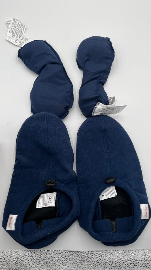 Magic Bag Heatable Slippers Blue Large Sac Magique Microwave Foot Warmers