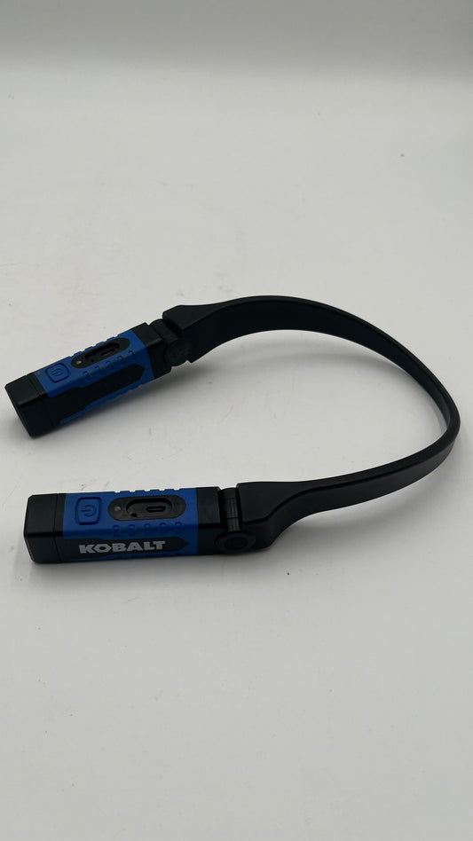 Kobalt Hands Free LED Neck Light Dual Rotating Beams Task Work Light