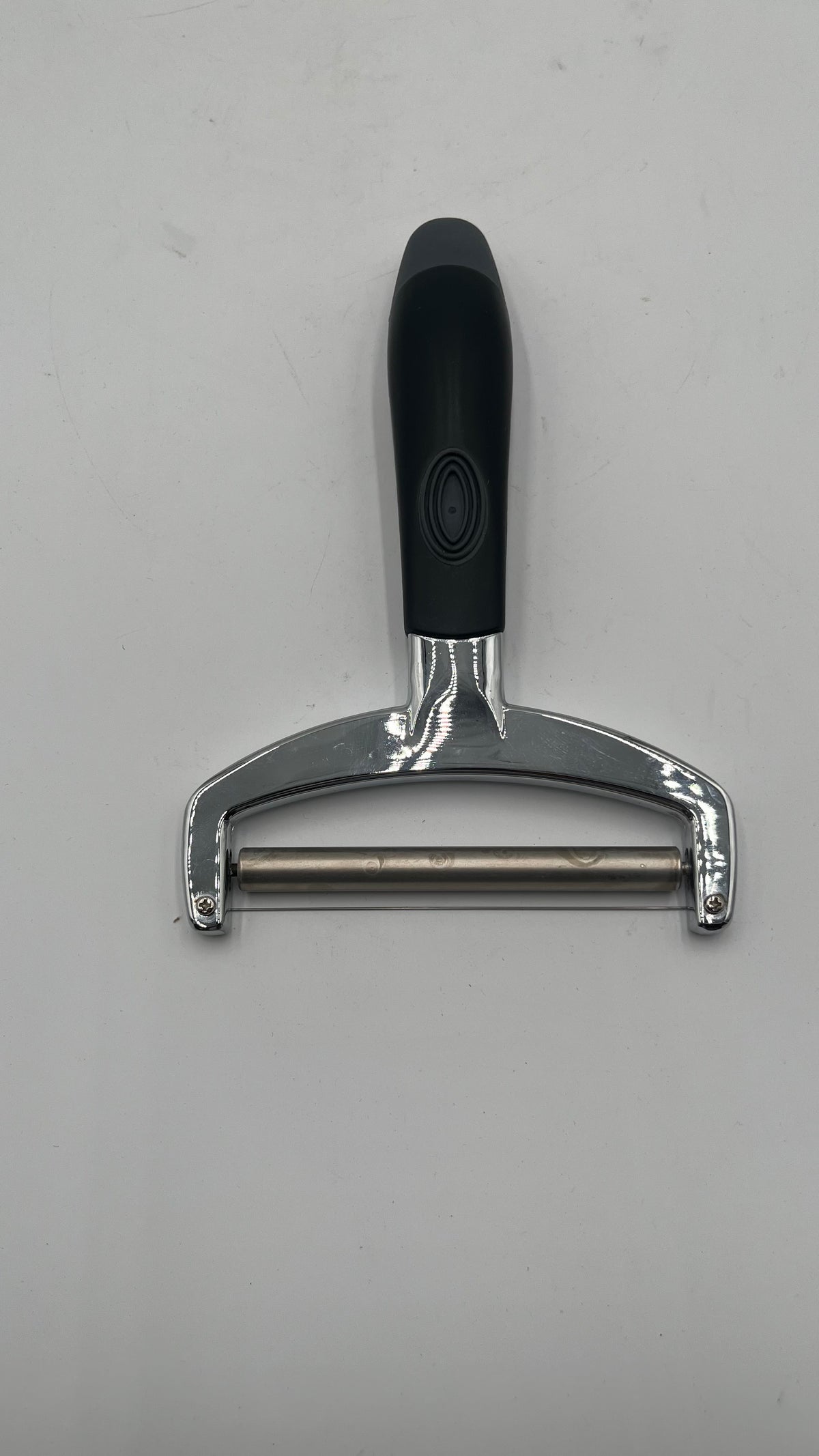 Trudeau Heavy Duty Wire Cheese Slicer Cutter Stainless Steel Black Handle