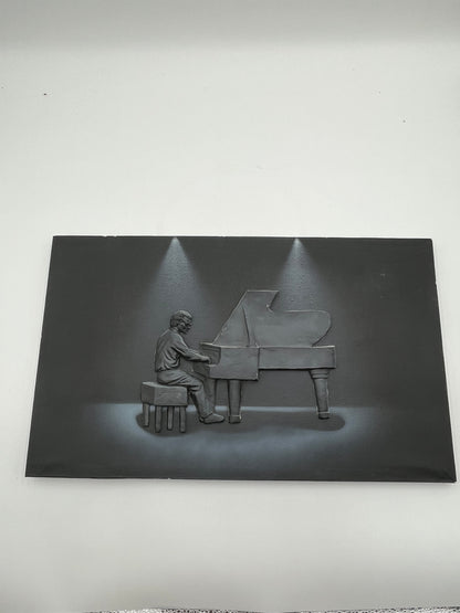 3-Piece 3D Relief Jazz Musician Wall Art Set Piano Trumpet