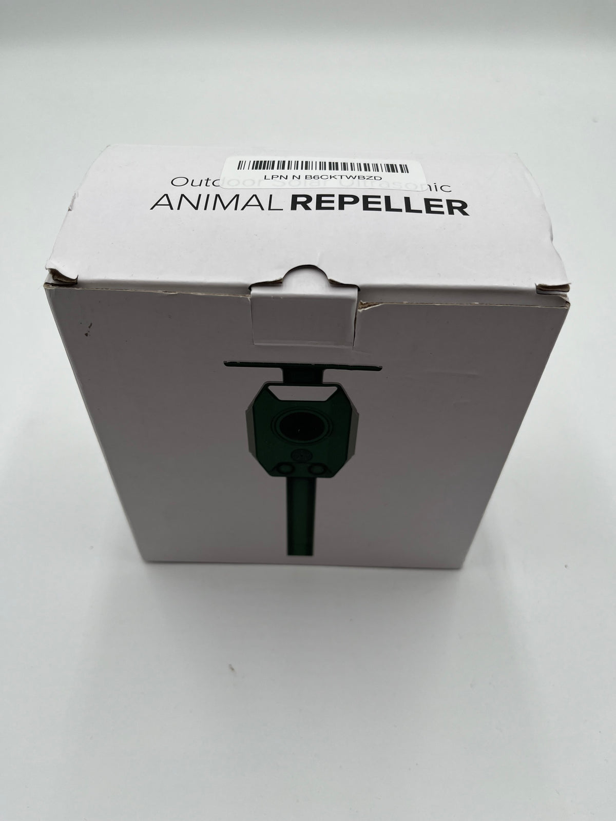 Outdoor Solar Ultrasonic Animal Repeller Motion Sensor Flashing Light