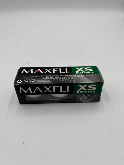 Vintage Maxfli XS Distance Golf Balls 3-Ball Sleeve New in Box