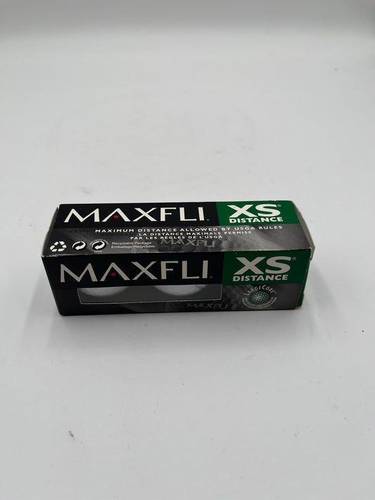 Vintage Maxfli XS Distance Golf Balls 3-Ball Sleeve New in Box