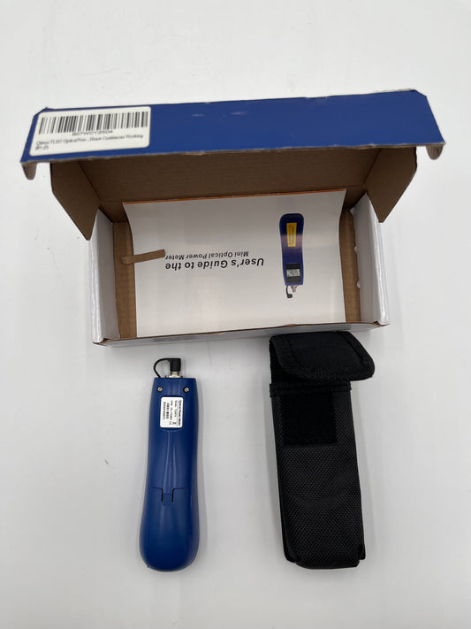 QIIRUN T1121 Mini Optical Power Meter Fiber Optic Light Tester Box Pouch