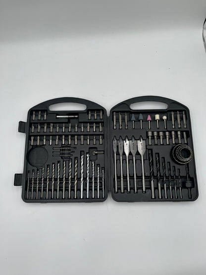 Jobmate Multi Piece Drill Bit Set Screwdriver Bits Case Hole Saw Set