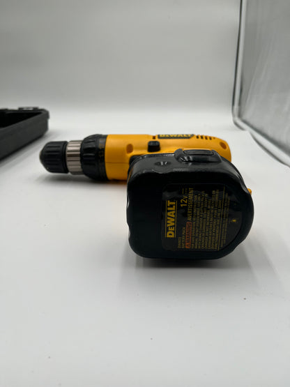 DeWalt DW953 12V Cordless Drill Driver Kit Charger Battery Manual Case