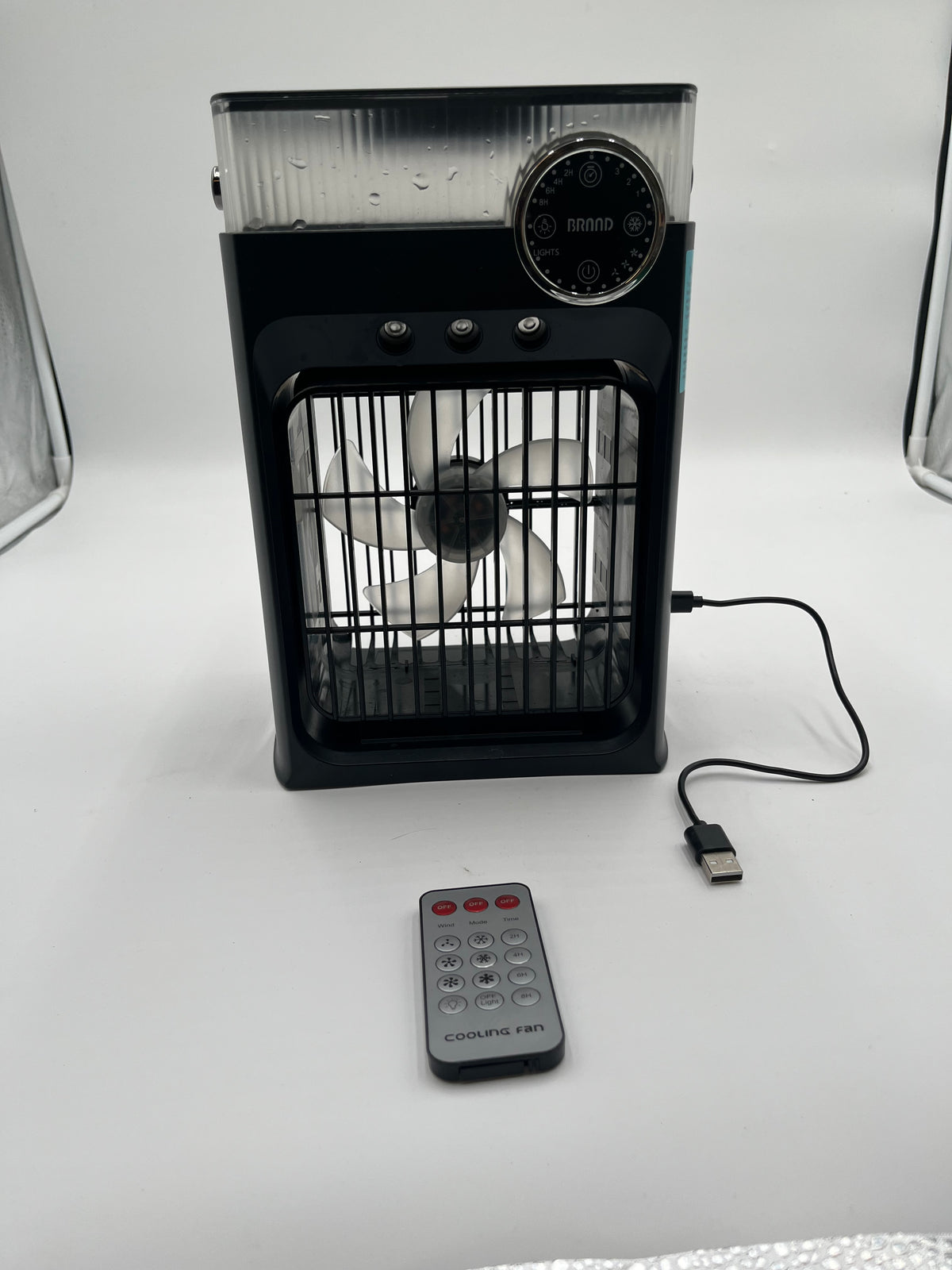 BROOD Desktop Portable Air Cooler Evaporative Cooling Fan Remote M201S