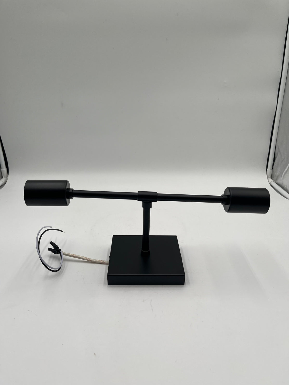 Anjojo 2 Light Matte Black Wall Sconce Vanity Light Fixture Model W5027-3