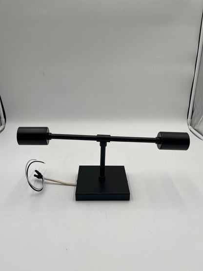 Anjojo 2 Light Matte Black Wall Sconce Vanity Light Fixture Model W5027-3