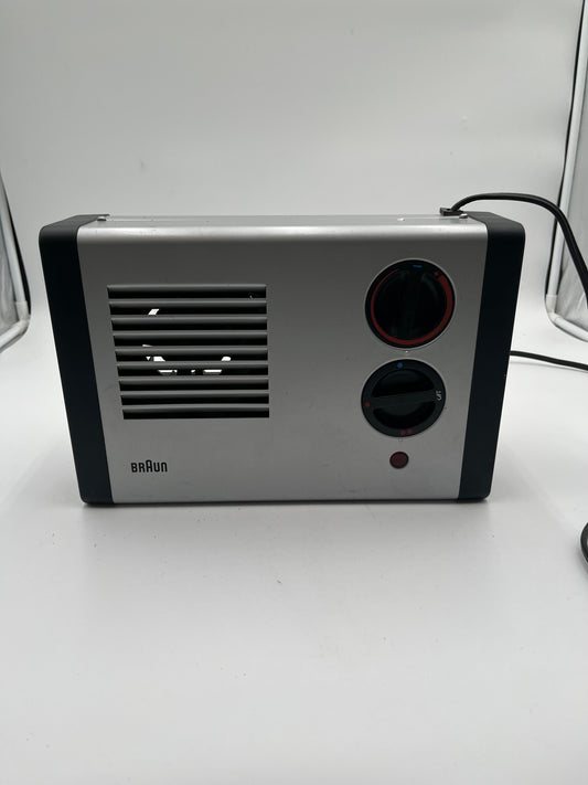 Vintage Braun Fan Heater Type H 191 L West Germany Mid Century Modern Space Age