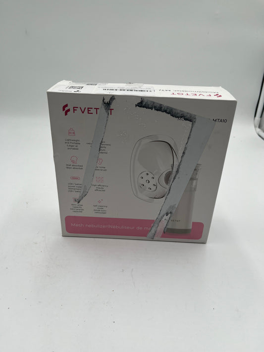 FVETGT Portable Mesh Nebulizer MTA10 Handheld Inhaler Kit Adult Child Mask Box