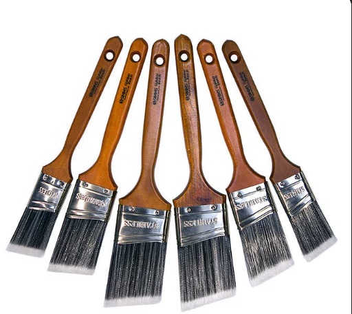 Simms Golden Touch Paint Brush Set – 6-Piece Painting Brush Kit