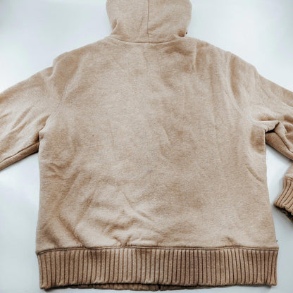 Tommy Hilfiger Beige Fleece Lined Hoodie Women's Size XL