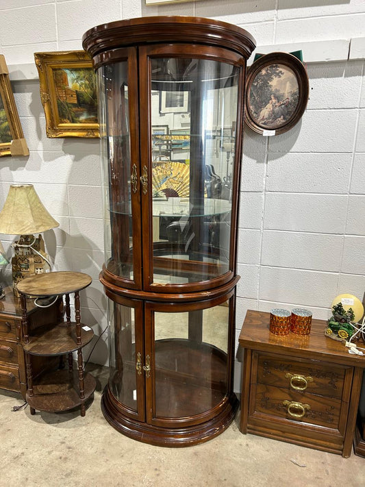 Half Moon Curio Cabinet