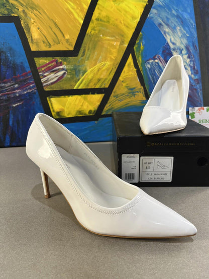 Azalea Wang White Heels (Women’s US 8.5)