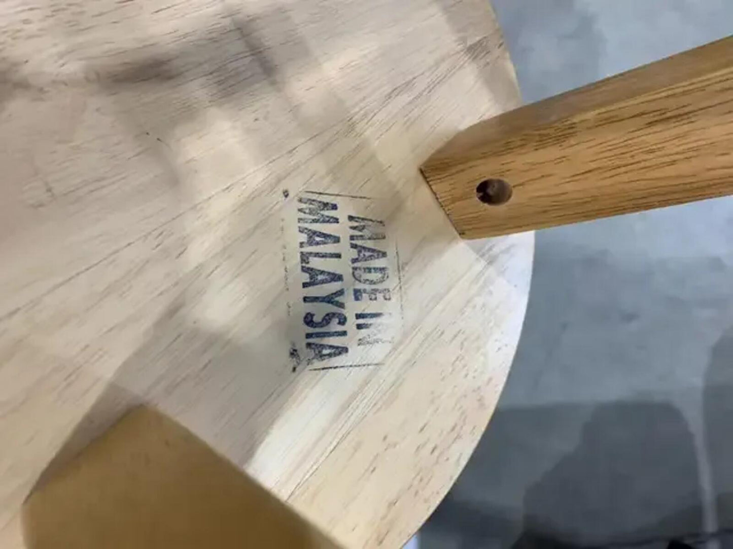 Set of 2 Wooden Stools