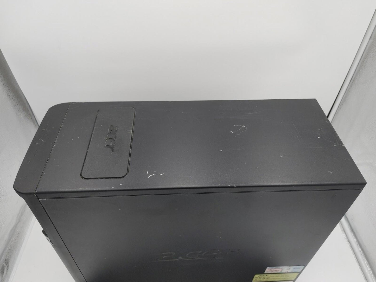 Acer Aspire M1640 Windows 7 PC Pentium 2GHz 2GB RAM 320GB HDD Black Works Tested