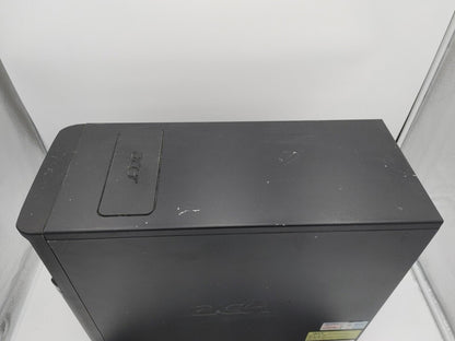 Acer Aspire M1640 Windows 7 PC Pentium 2GHz 2GB RAM 320GB HDD Black Works Tested