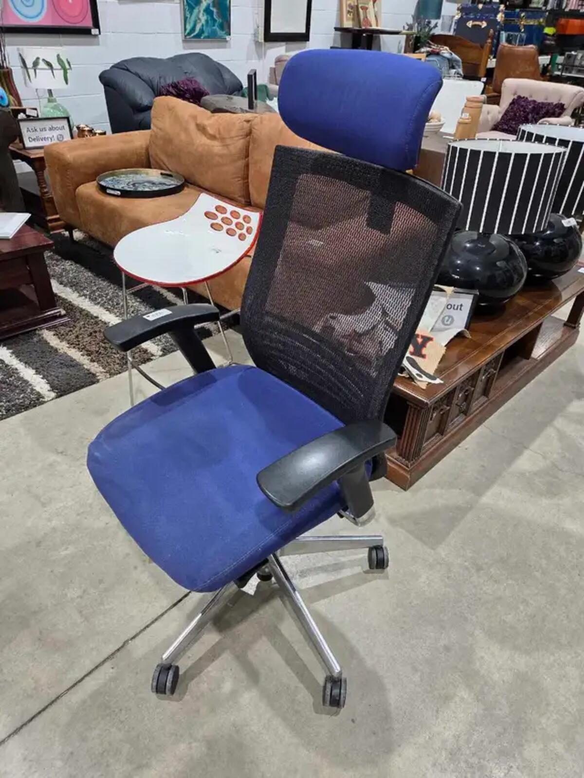 Chaise de bureau ergonomique avec dossier en filet