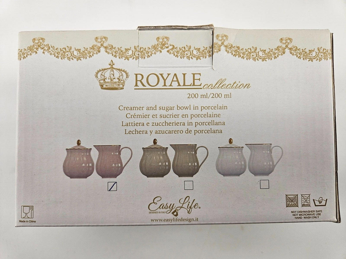 Easy Life Royal Collection Cream & Sugar Bowl