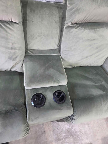 Green La-Z-Boy 2-Seat Power Recliner Loveseat