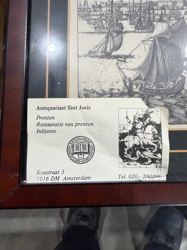 Antique Sint Joris Print