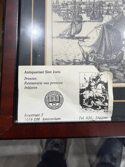 Antique Sint Joris Print