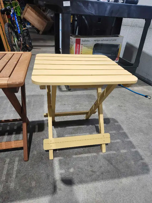 Folding Wooden Table - 2 Available