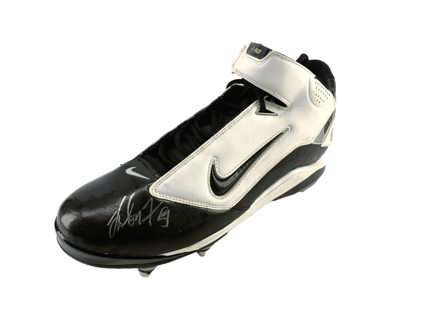 Signed Nike Air Superbad Cleat 396221-101
