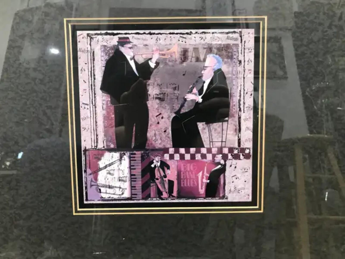 Framed Jazz Fest Wall Art- Set of 2