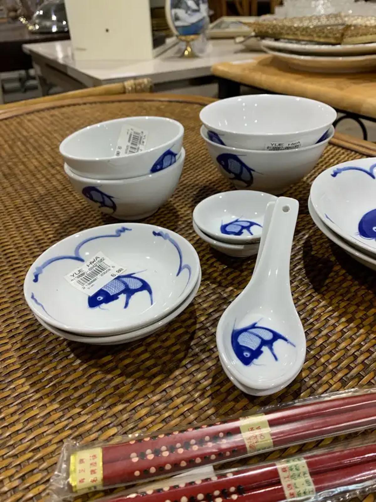 Asian Soup Bowl Set