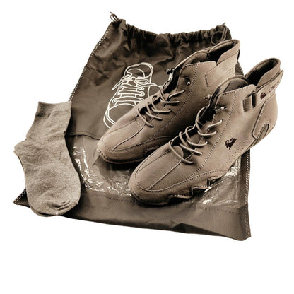 NWT Ldeck Grey Shoes Men's EU 41 US 8 Handmade