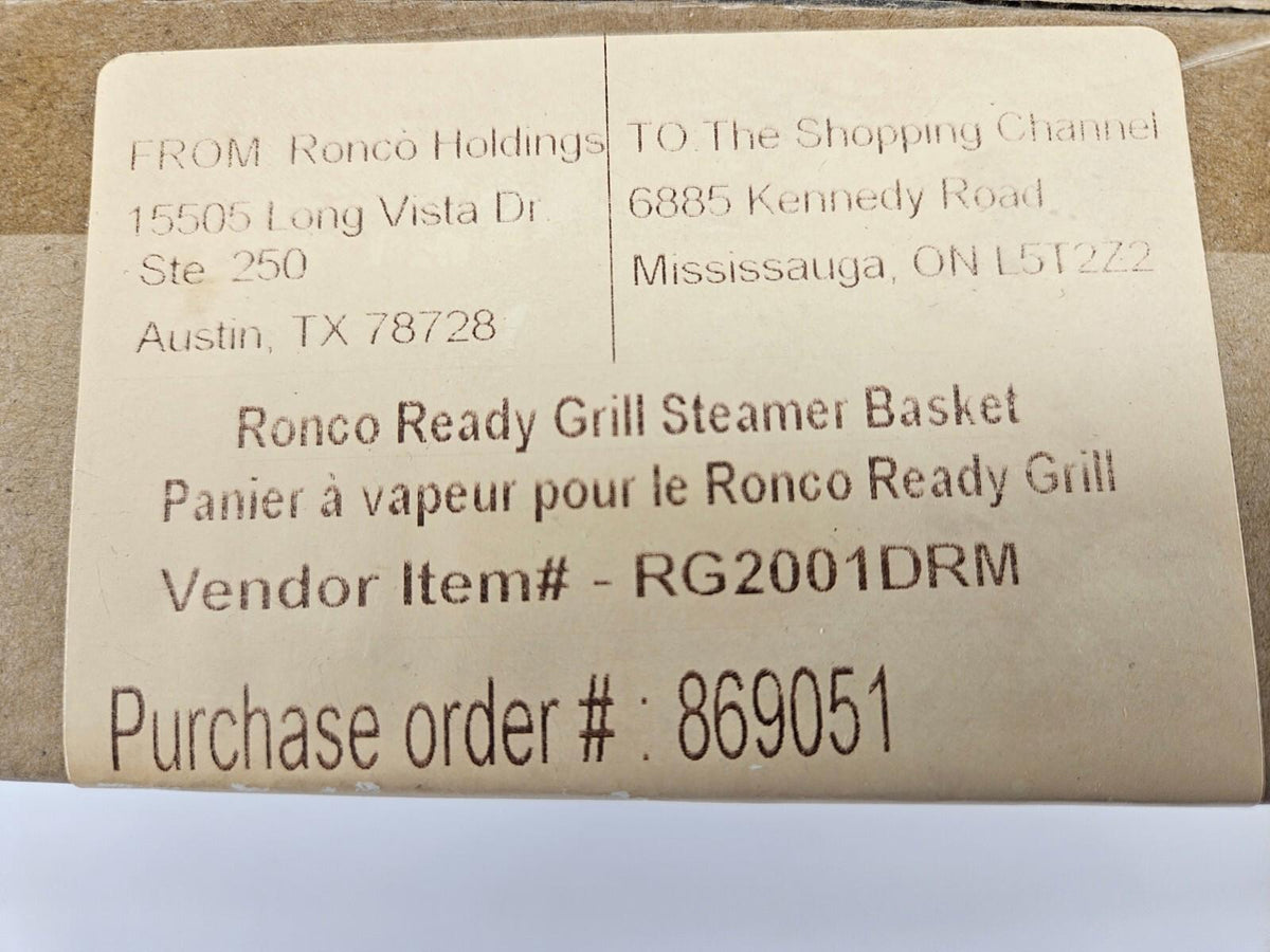 Ronco Ready Grill Steamer Basket