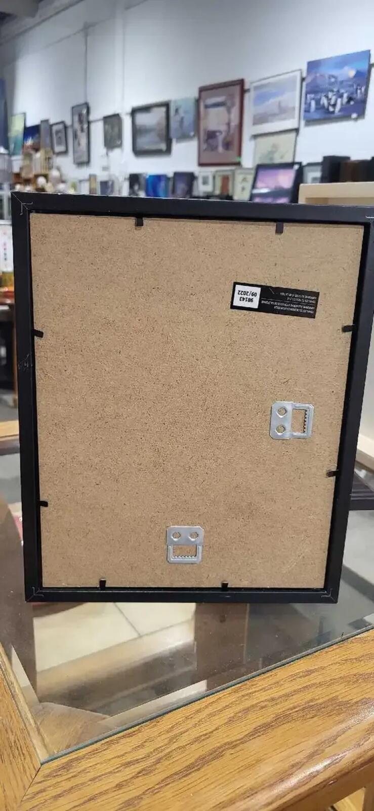 Black Shadow Box Frame 9' x 10' - 3 Available