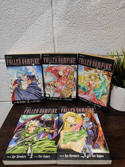 Manga The Record Of A Fallen Vampire Volumes 1-5