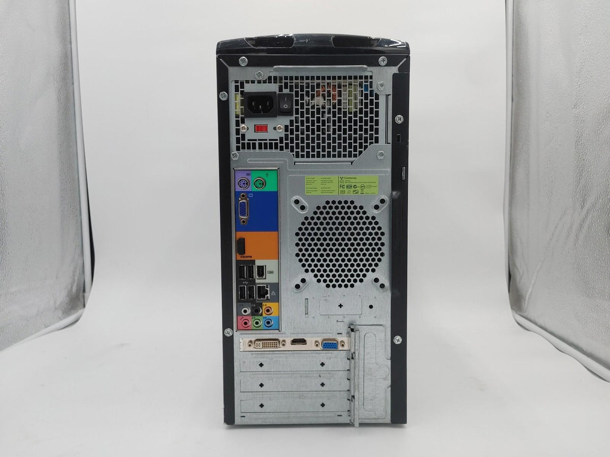Gateway DX4820-05h C2D 2,33 GHz Disque dur 500 Go 4 Go de RAM HD GPU 3450 Windows 7 Noir - État correct