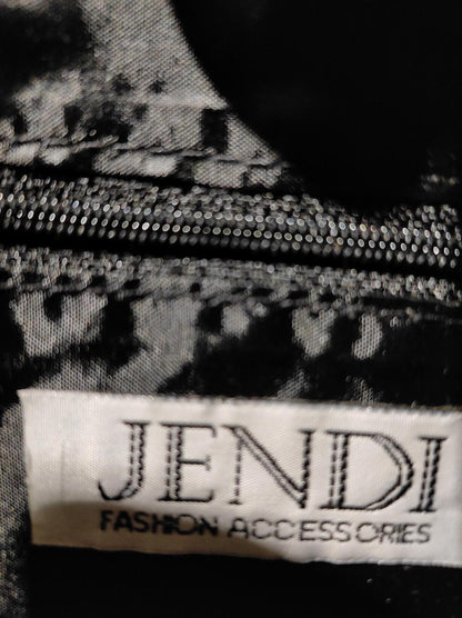 Jendi Collection Hand Bag Tote Fur Brown