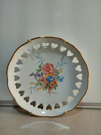 Hand Painted plates by Bernice.