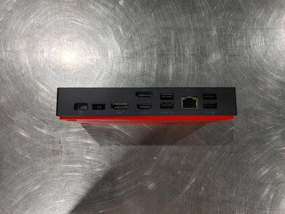 Good Condition Lenovo ThinkPad Universal USB-C Dock LDK-KP Black/Red Working