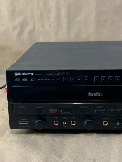 Vintage Pioneer Karaoke Laser Disc Player CLD-V710 Made in Japan 1990