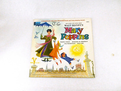 Disneyland Records Vinyl - Mary Poppins, Story & Songs 1964