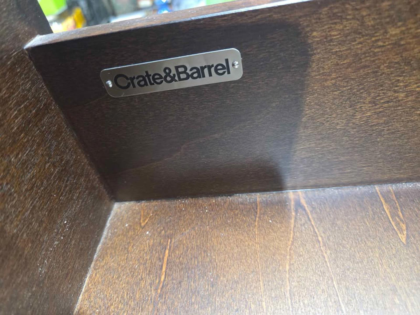 Crate&Barrel Asher 6-Drawer Dresser - Dark Brown