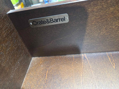 Crate&Barrel Asher 6-Drawer Dresser - Dark Brown